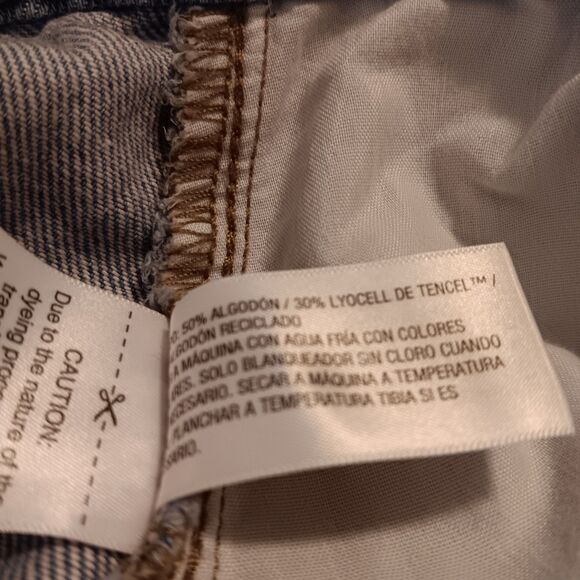 NWT Universal Thread Size 12 Denim Maxi Skirt A-line High-rise Medium Wash - Picture 13 of 14